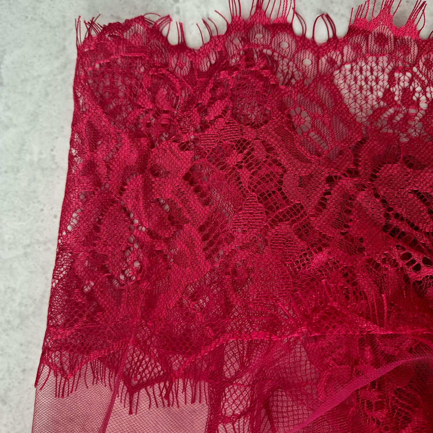 Babydoll de Encaje  | Vinotinto & Blanco