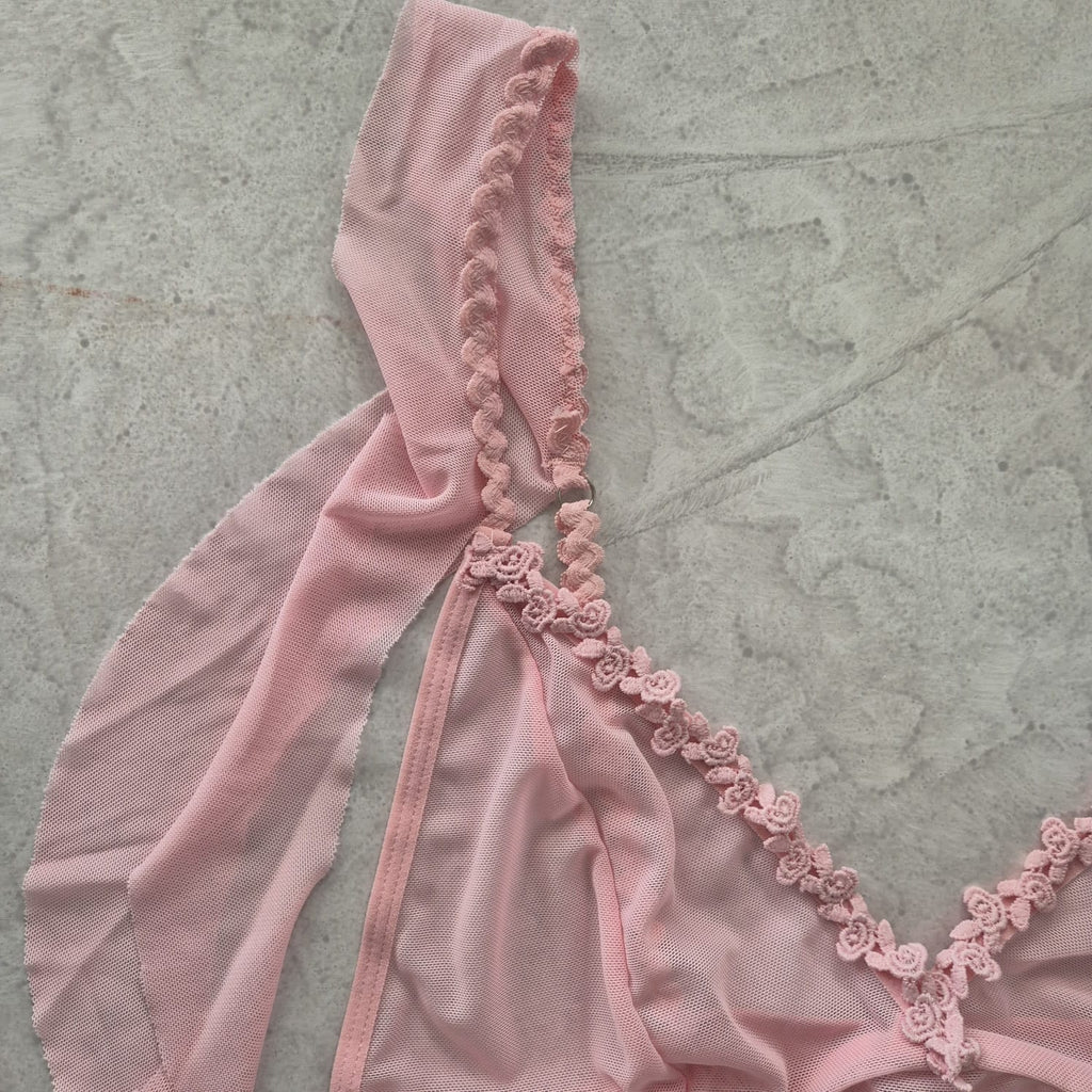 Vestido Babydoll | Rosa Pastel