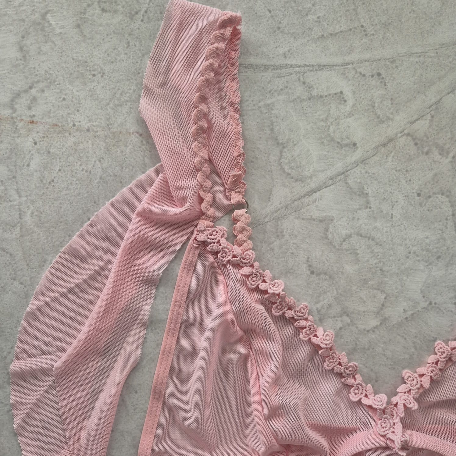 Vestido Babydoll | Rosa Pastel