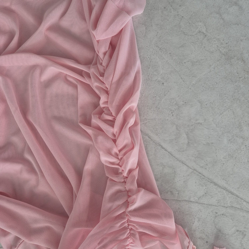 Vestido Babydoll | Rosa Pastel