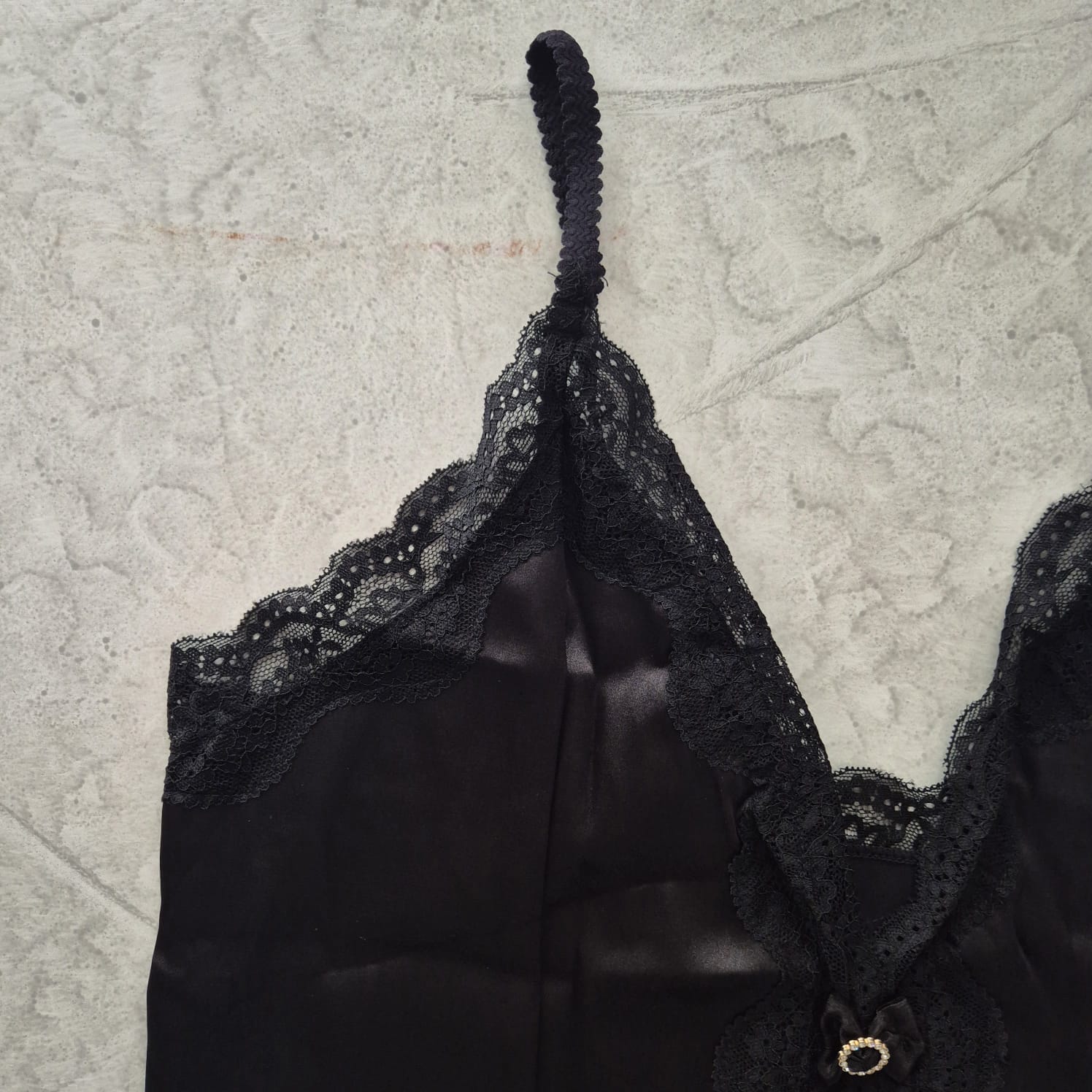 Set de Pijama Satinada | Negra