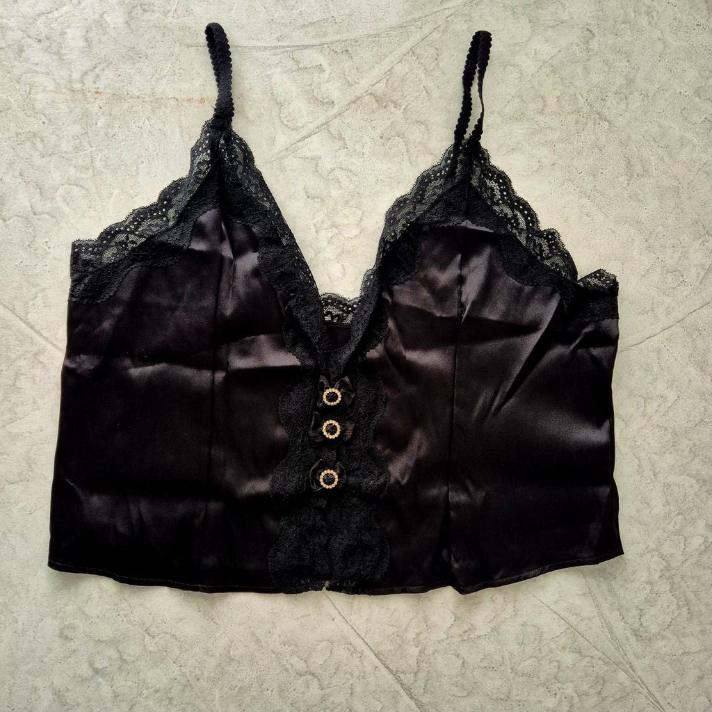 Set de Pijama Satinada | Negra