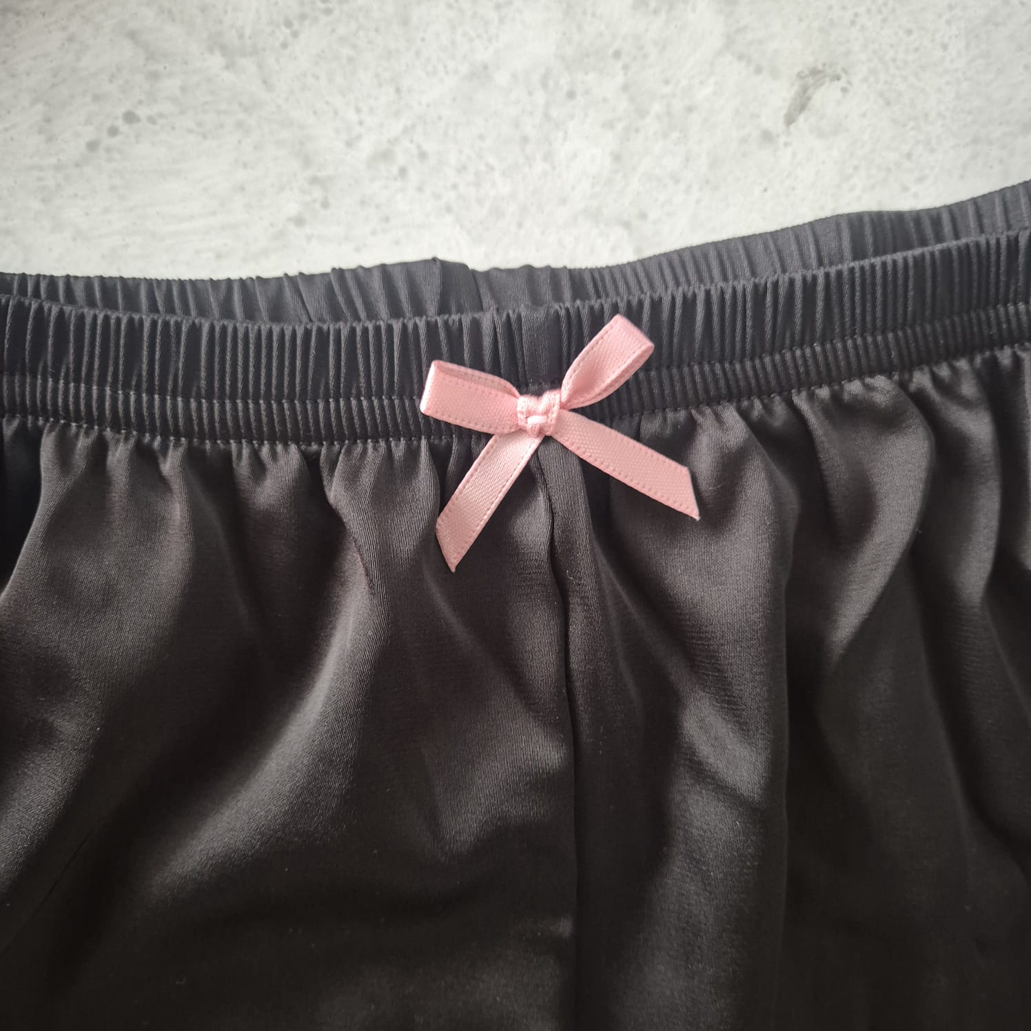 Set de Pijama Satinada | Negro Floral