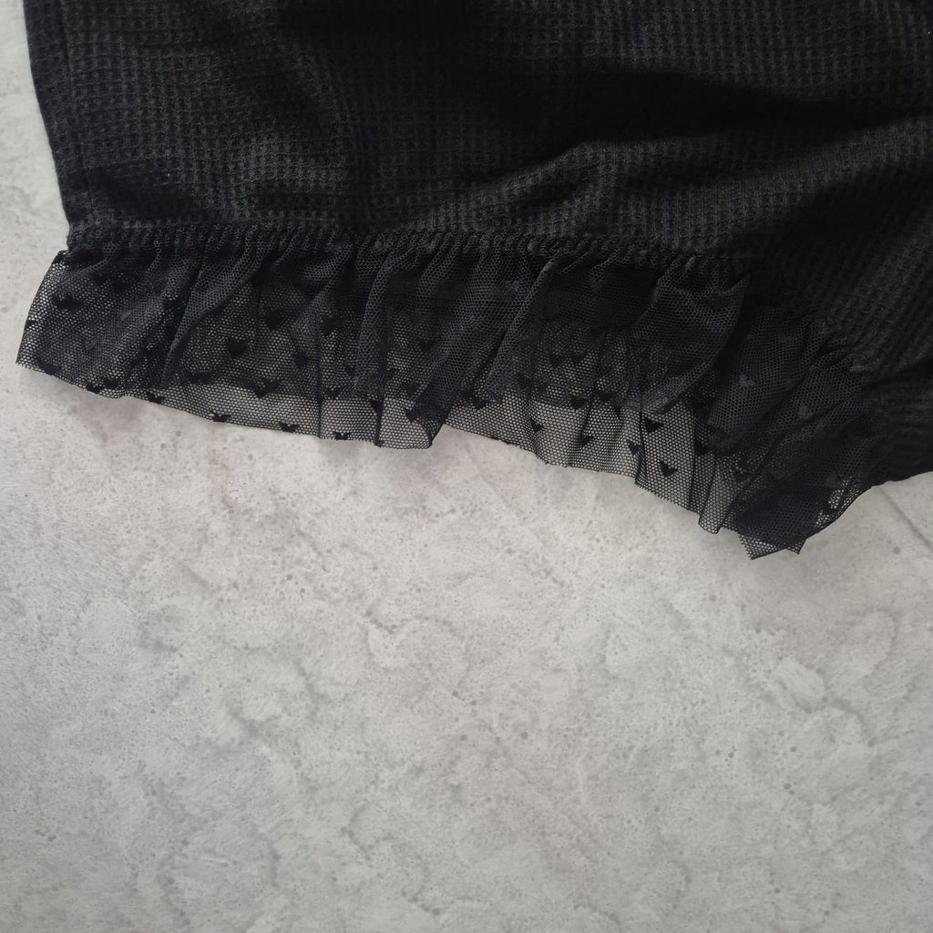 Set de Pijama Camisilla y Short | Negro