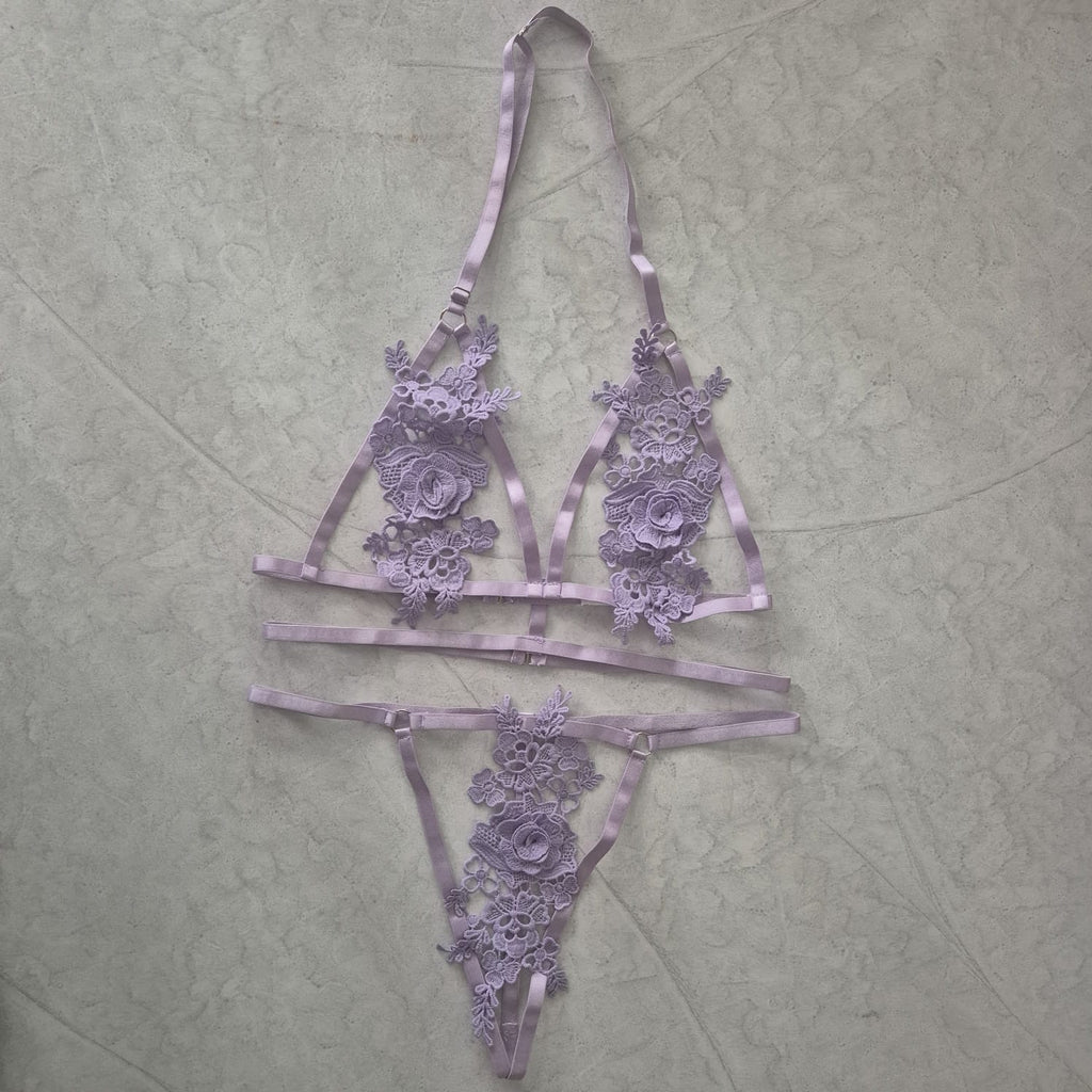 Conjunto Lencería Lila