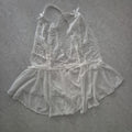 BabyDoll Blanco de Encaje | 1 pieza