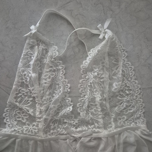 BabyDoll Blanco de Encaje | 1 pieza