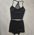 Set de Pijama Camisilla y Short | Negro